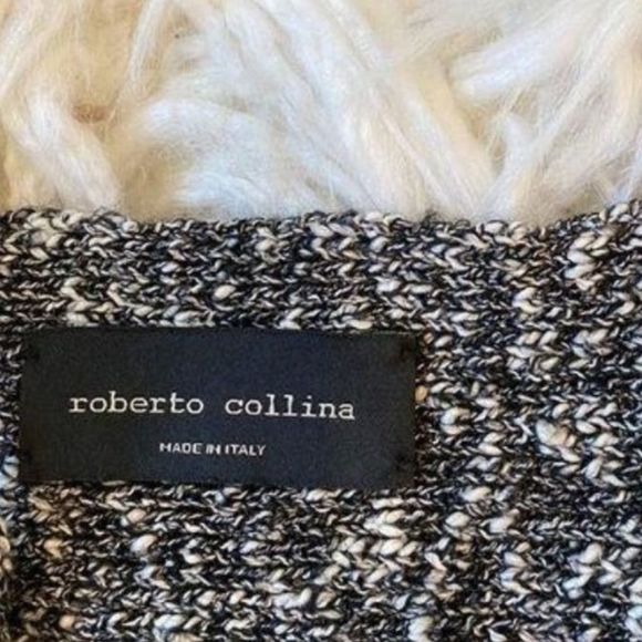 Knit Crop Tank, Small, Roberto Collina, tie rope detail - Picture 8 of 10